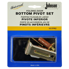 Johnson Universal Bottom Pivot Bifold Door Hardware