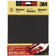 3M Wet/Dry Sandpaper Extra-Fine 5-pack 