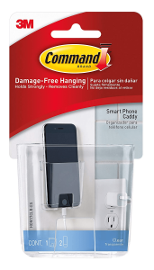 Command™ Clear Smart Phone Station with Clear Strips