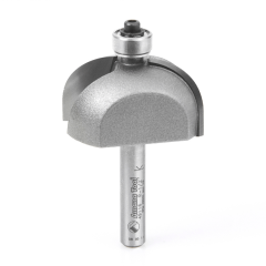 Amana Router Bit—Cove · Carbide Tipped 2-Flute · 1-3/8"x3/4" · 1/4" shank