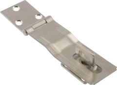 Safety Swivel Staple Hasp 3½" —Stainless Steel