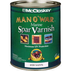 McCloskey Man O'War Spar Varnish Satin 1-quart