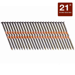 Grip Rite® Collated 21° Round Head Framing Nails · Hot Dipped Galvanized · Ring Shank · 2-3/8" x 0.113 (1000pc)