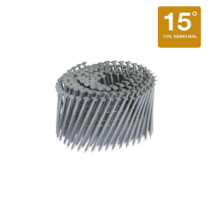 Grip Rite® Collated 15° Coil Siding/Fencing Nails · Hot Dipped Galvanized · Ring Shank · 2-3/16" x 0.092 (3000pc)