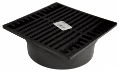 NDS-771 7" Square Grate — Black For #100/200