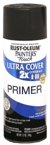 Painter's Touch Ultra Cover 2X Primer 12oz Spray — Flat Black
