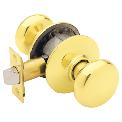 Schlage · Plymouth Passage Lockset · Polished Brass
